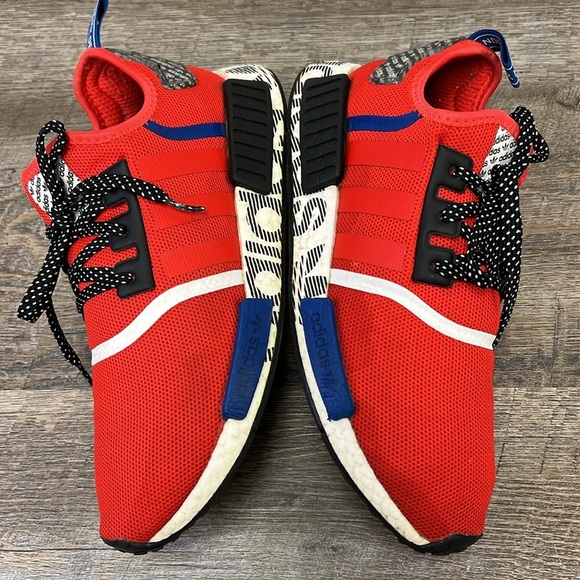 Adidas NMD R1 Transmission Pack Active Red FV5214 Men’s Size 10 - Picture 8 of 9